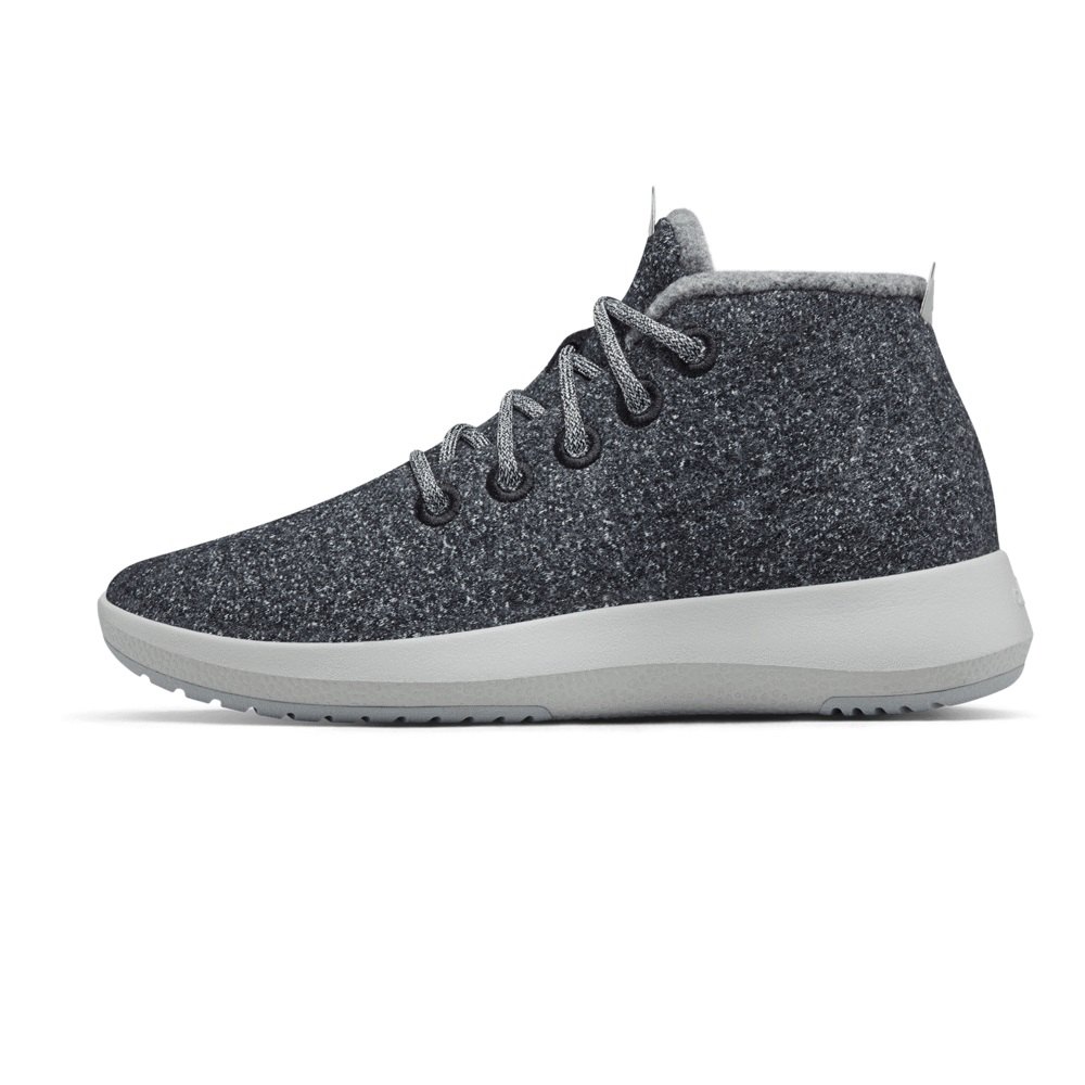 Allbirds Men\'s Boots Dark Grey - Wool Runner-up Mizzles - 69715BYNS